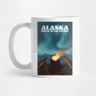 Alaska ,North to the future travel poster. Mug